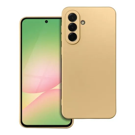 Metallic obal, Samsung Galaxy A56 5G, zlatý