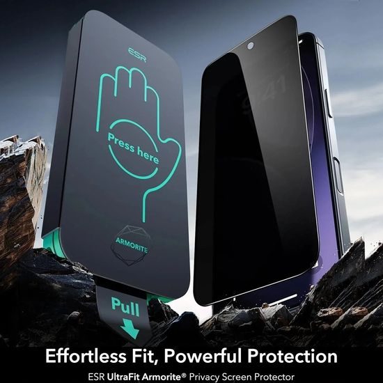ESR Privacy Armorite Σκληρυμένο Γυαλί UltraFit, iPhone Air, 3 τεμάχια