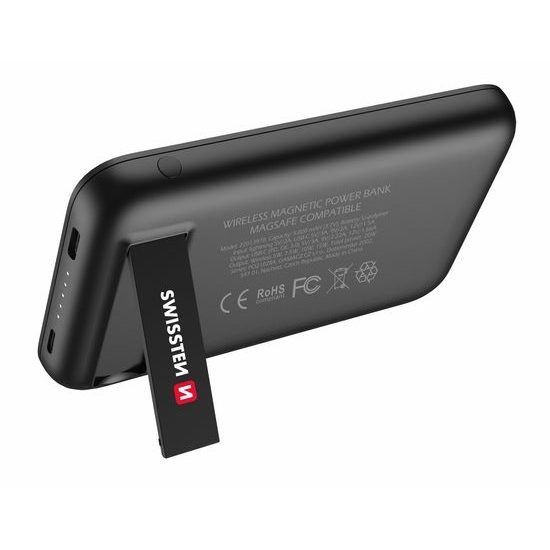 Swissten PowerBanka pro iPhone 12, 12 Pro, 12 Pro MAX, 13, 13 Pro MAX (kompatibilní s MagSafe) 5000 mAh