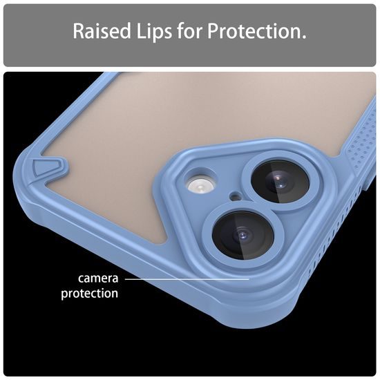 ArmorShield Hybrid Case, iPhone 16, μπλε