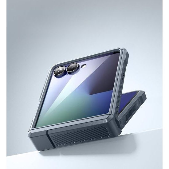 Dexnor 360 Kickstand θήκη Samsung Galaxy Z Flip 7, μπλε