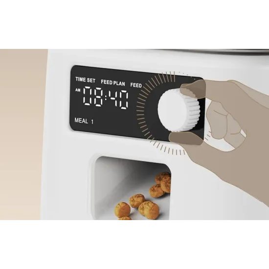 Oneisall PFD001 Pro Chytrý dávkovač krmiva, bílý