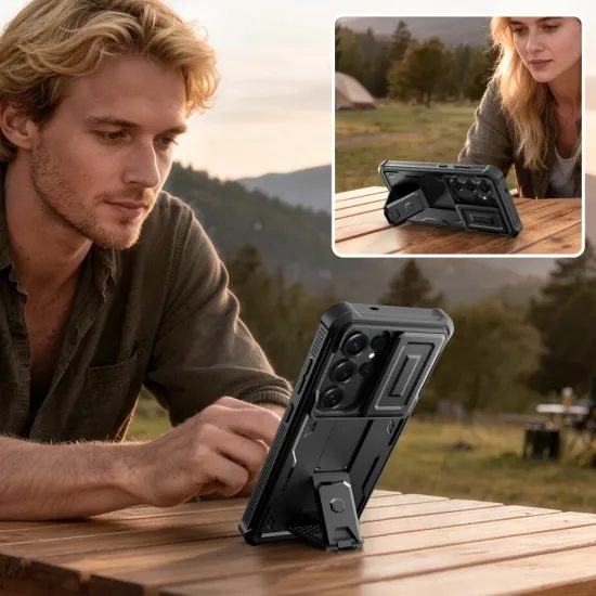 Tech-Protect Kevlar Cam+ etui, 2 sztuki, Samsung Galaxy S26 Ultra, czarne