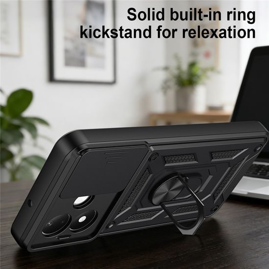 Techsuit CamShield, Xiaomi Redmi Note 17 Pro 5G, černý