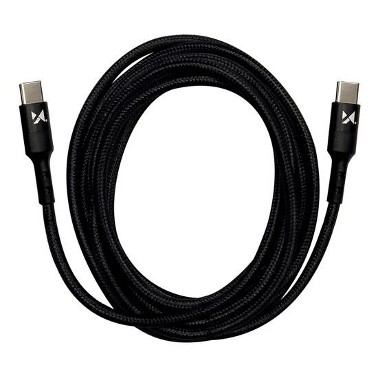 Wozinsky kabel USB-C - USB-C, Power Delivery 18 W, 2 m črn (WUC-PD-CC2B)