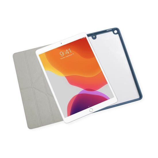Pipetto Origami TPU θήκη, Apple iPad 10.2, 2019 / 2020 / 2021 (iPad 7 / 8 / 9), ναυτικό μπλε