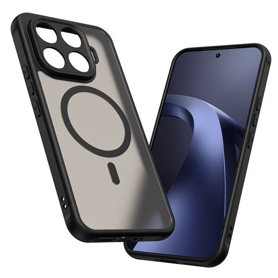 Techsuit HaloFrost II MagSafe ümbris Xiaomi 17T Pro – must