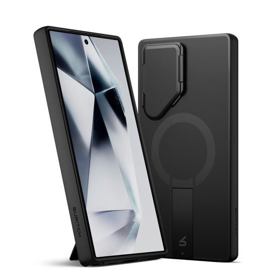 Suritch MagSafe Kickstand Camprotector obal Samsung Galaxy S24 Ultra, černý