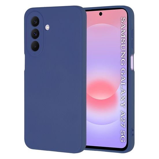 Techsuit SoftFlex Hülle für Samsung Galaxy A27 5G - Silikon Schutzhülle - Dunkelblau