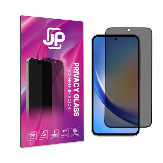 JP Privacy Σκληρυμένο Γυαλί, Samsung Galaxy A37, μαύρο