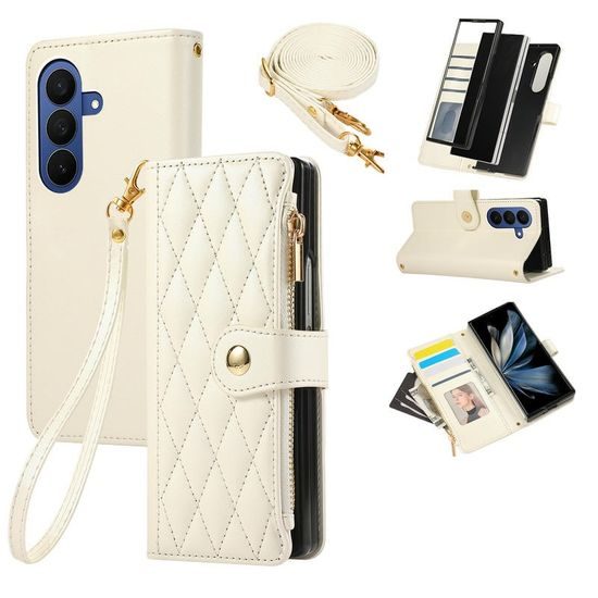 Etui Glamour, Samsung Galaxy Z Fold 8 Ultra, białe