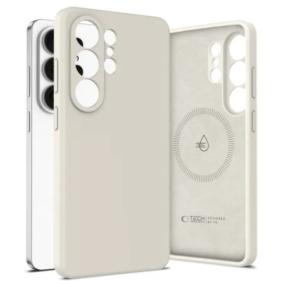 Tech-Protect Silicone MagSafe, Samsung Galaxy S26 Ultra, μπεζ