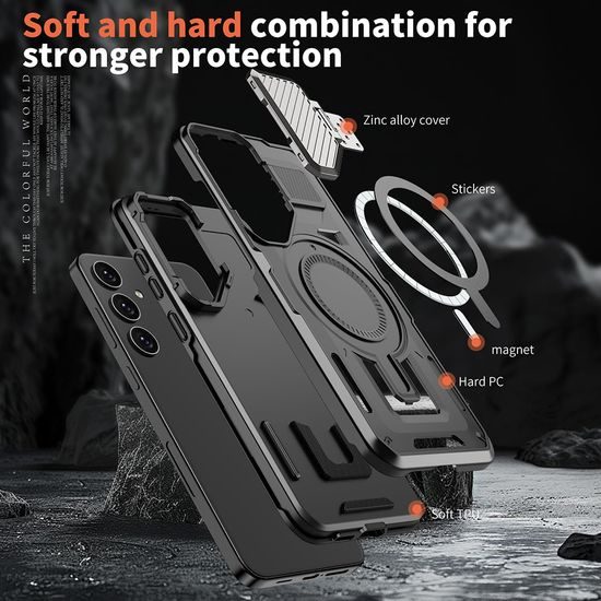 Techsuit CamVault MagSafe, Samsung Galaxy S25 Ultra, μαύρο