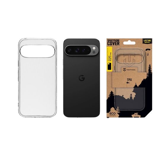 Tactical TPU etui dla Google Pixel 10 Pro, przezroczyste