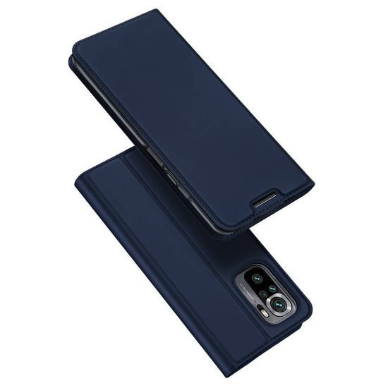 Dux Ducis Skin Leather case, knížkové pouzdro, Realme C35, modré