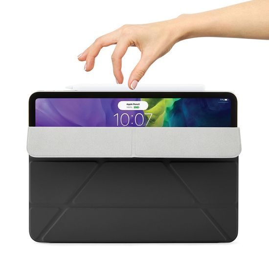 Pipetto Origami Folio, Apple iPad Pro 12.9, 2018 / 2020 / 2021 / 2022, iPad Air 13 2024 / 2025, μαύρο