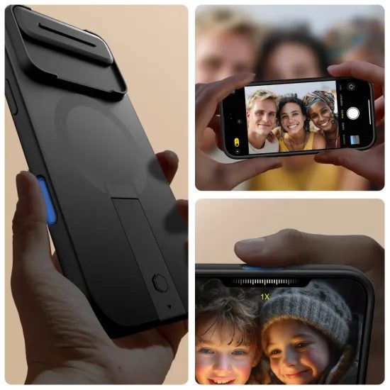 Tech-Protect Kevlar Aura MagSafe θήκη, iPhone Air, μαύρη