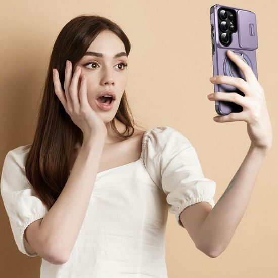 Θήκη Camslide Stand, Samsung Galaxy S26 Ultra, μωβ