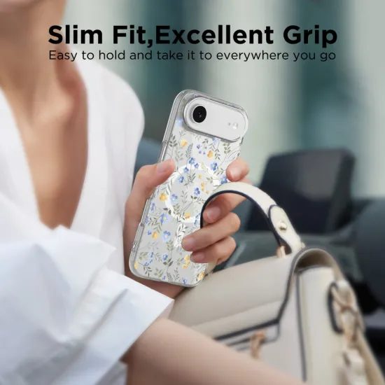 Tech-Protect Flexair MagSafe, iPhone Air, λουλούδια λιβαδιού