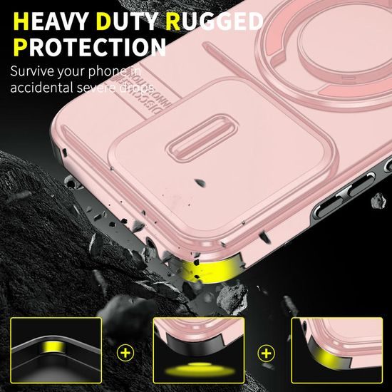 Θήκη Camslide Stand, Xiaomi 15T, ροζ