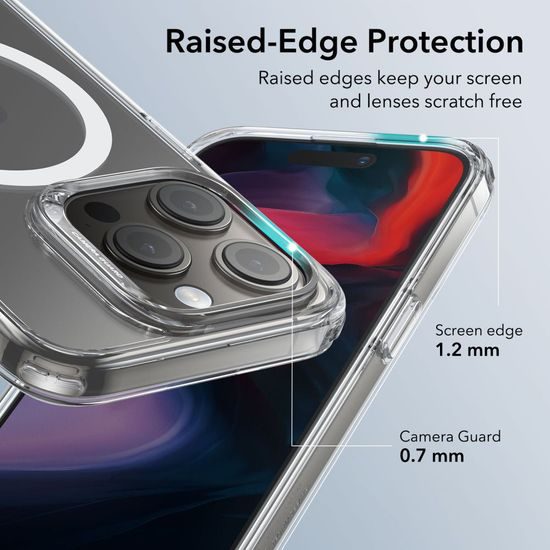 Carcasă ESR CH HaloLock MagSafe iPhone 15 Pro Max, transparentă