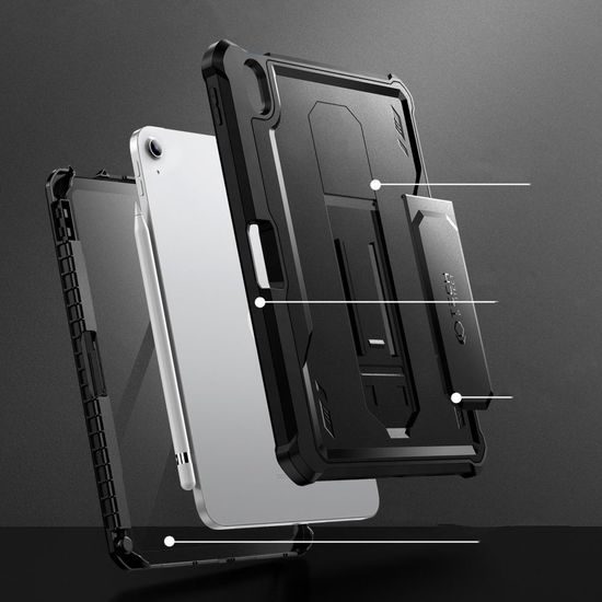 Tech-Protect Kevlar Pro púzdro, Apple iPad 10.9" 2022, čierne
