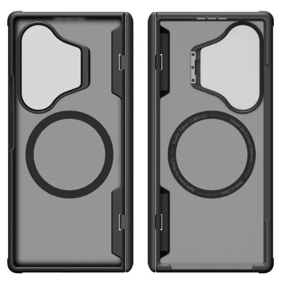 Samsung Galaxy Z Fold 8 Ultra ümbris – Spigen Optik Armor Pro MagSafe'iga – must