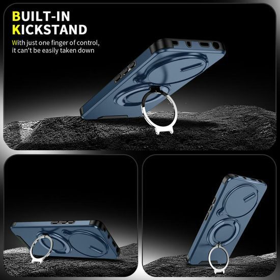 Θήκη Camslide Stand, Xiaomi Redmi Note 14 Pro Plus 5G, μπλε