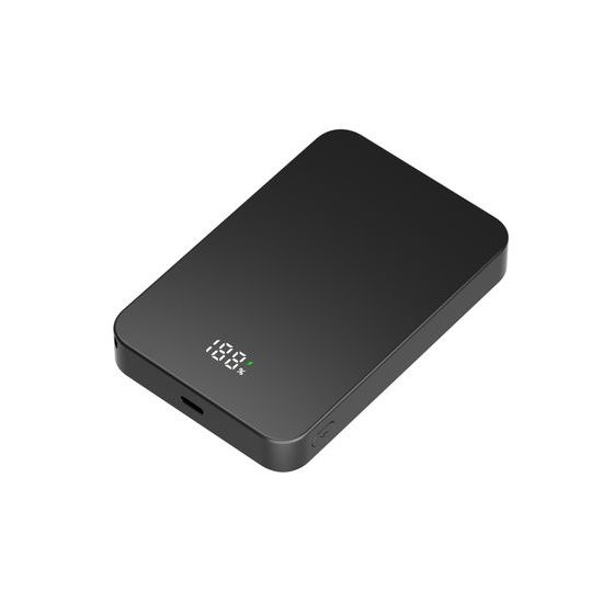 UltraThin MagSafe Power Bank 10000 mAh, PD20W + 15W ασύρματα, μαύρο