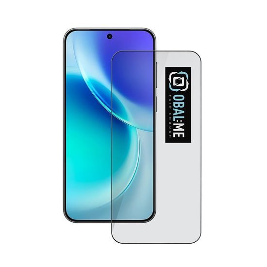 OBAL:ME 5D Screenprotector - Gehard glas - voor Vivo X300 - Zwart