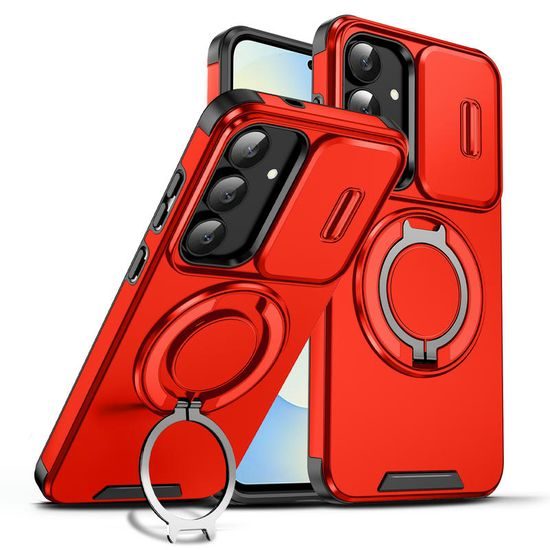 Husă Camslide Stand, Samsung Galaxy S25 FE / S26 FE, roșu