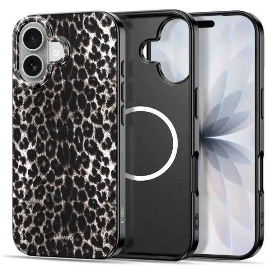 Tech-Protect Lamano MagSafe etui, iPhone 17, leopard