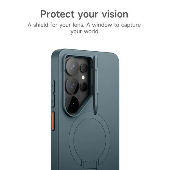 Suritch MagSafe Kickstand Camprotector θήκη Samsung Galaxy S26 Ultra, σκούρο πράσινο