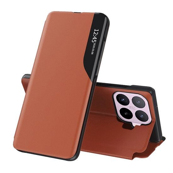 Eco Leather View maska, Xiaomi 17T, narančasta