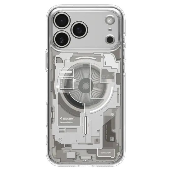 Spigen Ultra Hybrid Mag s MagSafe, iPhone 17 Pro / 18 Pro, zero one, natural titanium