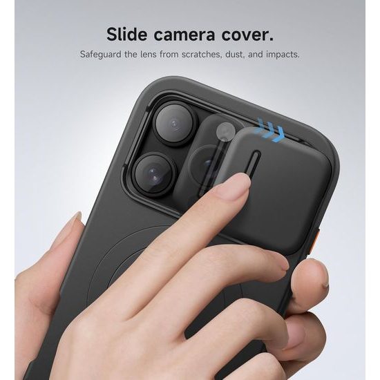 Θήκη Suritch MagSafe με Βάση Στήριξης για iPhone 16 Pro, Μαύρη