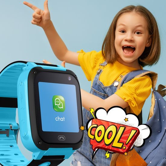 Setty FunKid SD-100 Dětské chytré hodinky LBS, modré