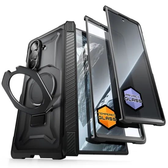 Supcase UB Grip MagSafe 2-Set, Samsung Galaxy Z Fold 8 Ultra, črn
