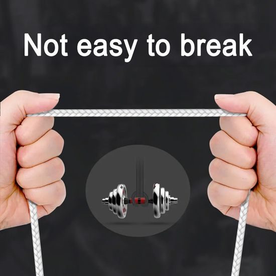 Blavec kabel USB-C - USB-C, PD, 60W, 3A, 0,25 m, bílo-stříbrný