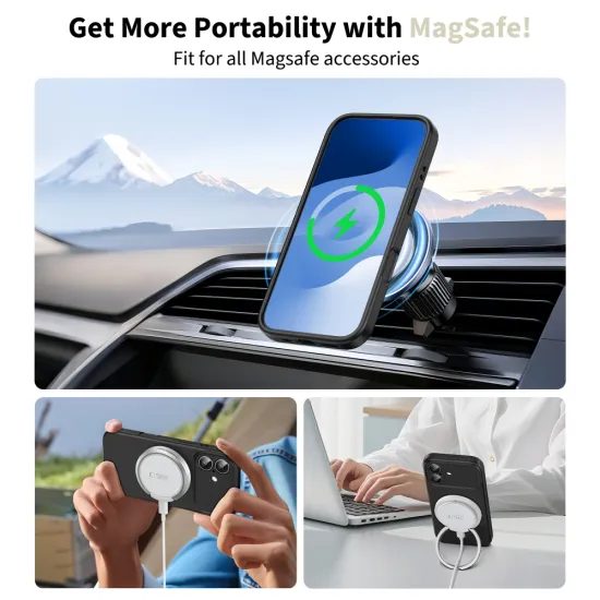 Tech-Protect Silicone MagSafe, iPhone 17, μαύρο