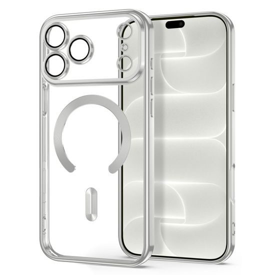 Tech-Protect MagFlex MagSafe ümbris iPhone 17 Pro / 18 Pro – läikiv hõbedane