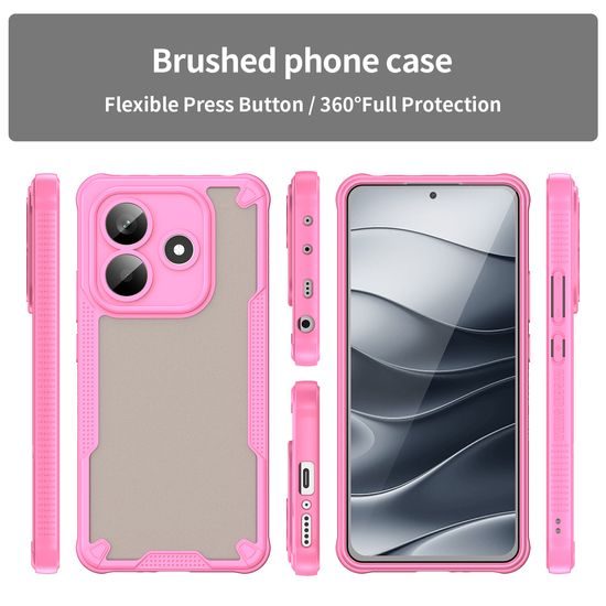 Θήκη ArmorShield Hybrid, Xiaomi Redmi Note 14 5G, ροζ