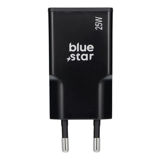 BlueStar Slim προσαρμογέας USB-C + USB-A, GaN, 25W, μαύρος
