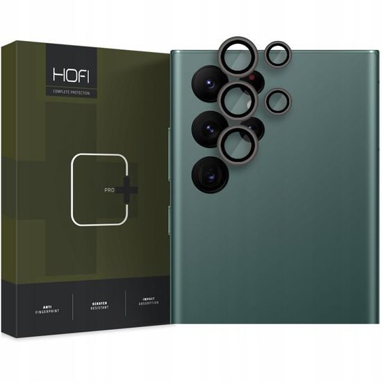 Hofi Camring Pro+, sklíčko pro čočku fotoaparátu, Samsung Galaxy S23 Ultra, černé