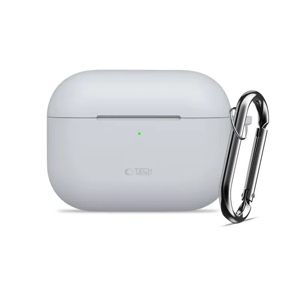 Tech-Protect Θήκη Σιλικόνης, Apple AirPods Pro 3, γκρι
