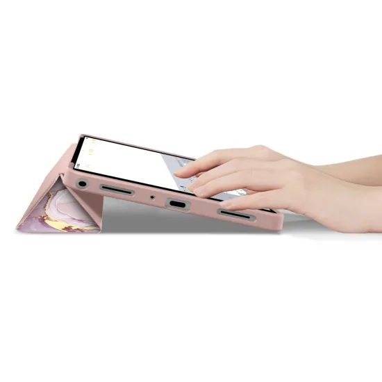 Tech-Protect SmartCase Samsung Galaxy Tab A9+ / A11+ 11.0 X210 / X215 / X216 / X230 / X235 / X236, μάρμαρο
