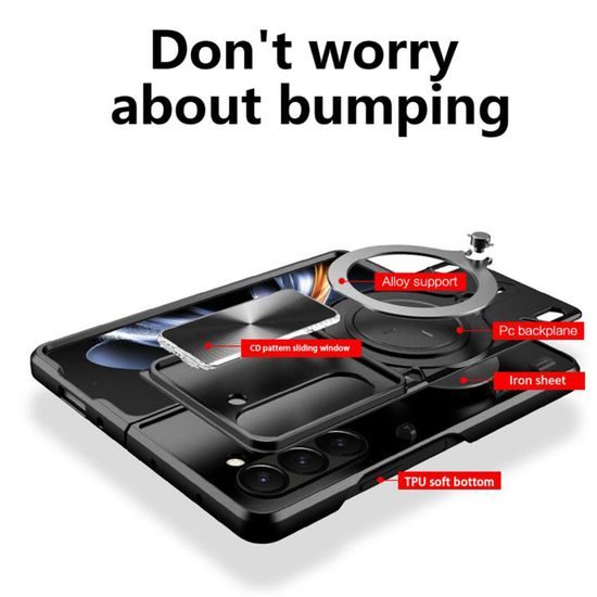 Techsuit CamGuard Pro, Samsung Galaxy Z Fold7 / Z Fold8 Ultra, czarny