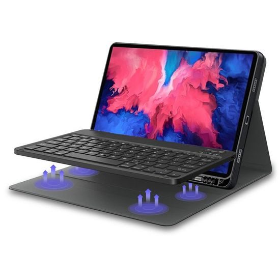 Husă Tech-Protect SC Pen + tastatură, Lenovo Tab M10 Plus 10.6, 3. gen, neagră