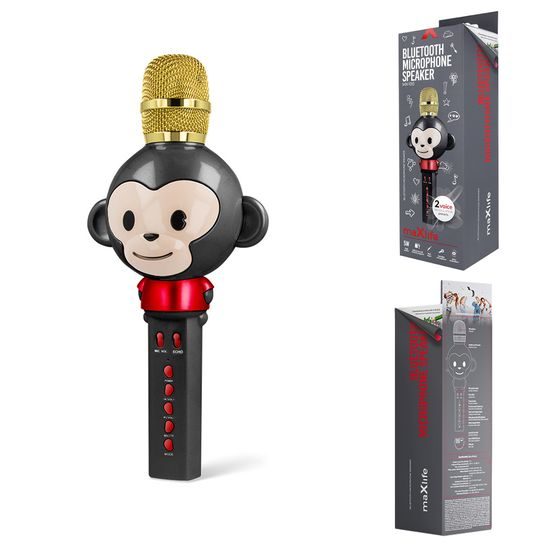 Maxlife MX-100 Μικρόφωνο με Ηχείο, Bluetooth, Μαύρο