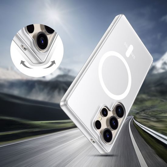 Tech-Protect MagSlim MagSafe, Samsung Galaxy S25 Ultra, λευκό ματ